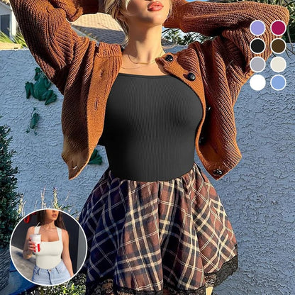 🔥Dernier jour✨ – BodyShape gainant sans manches avec contrôle abdominal